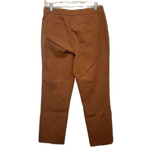ColdWater Creek Womens Size 10  Brown Solid Classic Fit Chino Pants - Picture 6 of 11